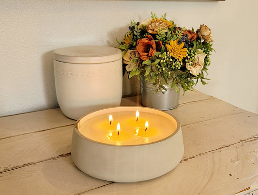 Concrete-22oz Citronella Patio Candle