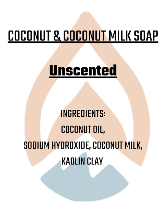 Bar Soap-3.5oz-COCONUT & COCONUT MILK-UNSCENTED